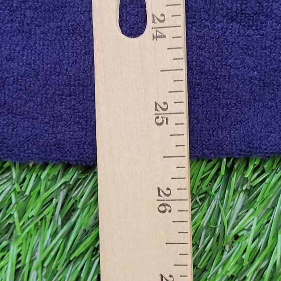 Vintage 80s Wrangler Terry Jacket M/L 23x26 Blue Yellow RARE Baggy - Picture 11 of 11